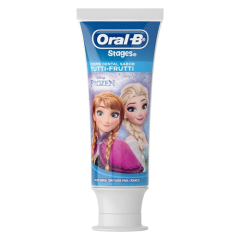 Creme Dental Oral-B Pró-Saúde Stages Frozen 100g