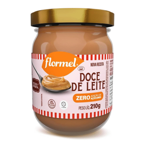 Doce de Leite Cremoso Flormel Zero Açucar 210g