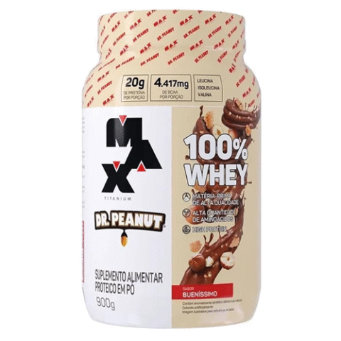 Dr. Peanut 100% Whey Max Titanium Bueníssimo 900g
