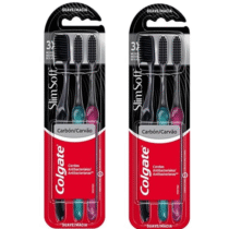 Escova de Dente Colgate Soft Black Com Infusão de Carvão 6 Unidades