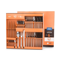 Faqueiro Siena Brinox 42 Peças Aço Inox