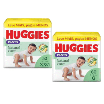 Fralda Huggies Natural Care Roupinha G/XXG
