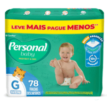 Fralda Personal Baby Protect & Sec G 78 Unidades