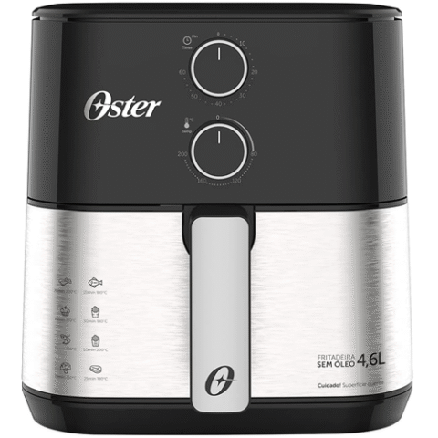 Fritadeira Air Fryer 4,6L Oster Sem Óleo 127V