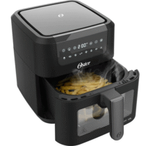 Fritadeira Digital Clear Oster 4,6L Com Visor 1500W Preta
