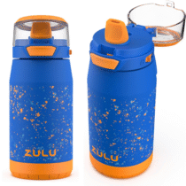 Garrafa de Água Importada Zulu Kids Flex 16oz Tritan Azul