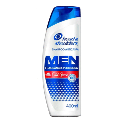 Head & Shoulders Shampoo Anticaspa Fragrância Poderosa Old Spice 400ml