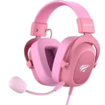 Headset Fone de Ouvido Gamer Havit HV-H2002d com Microfone Pink