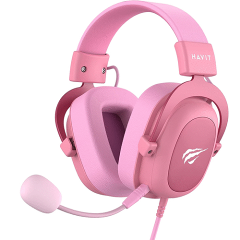 Headset Fone de Ouvido Gamer Havit HV-H2002d com Microfone Pink