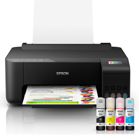 Impressora Epson EcoTank L1250 Tanque de Tinta Colorida Wi-Fi Direct Comando de voz Bivolt