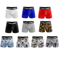 Kit 10 Boxer Infantil Microfibra Laycra Polo Voker