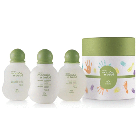 Kit 3 Produtos Presente Natura Mamãe E Bebê Miniaturas