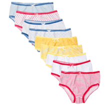 Kit 9 Calcinhas Lupo Kids Para Meninas Lobinha Estampada