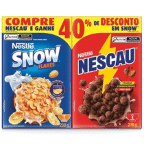 Kit Cereal Matinal Chocolate Nescau 210g + Snow Flakes 230g