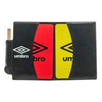 Kit De Arbitro Cartão Vermelho + Amarelo Umbro