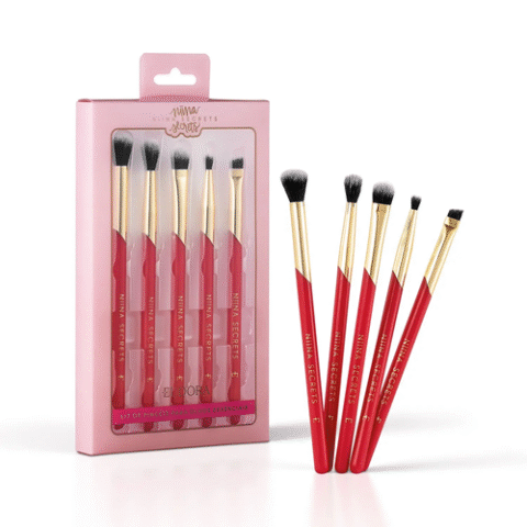 Kit de Pincéis para os Olhos Essenciais Eudora Niina Secrets