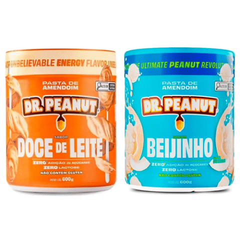 Kit Dr. Peanut Doce de Leite + Beijinho 600g Cada