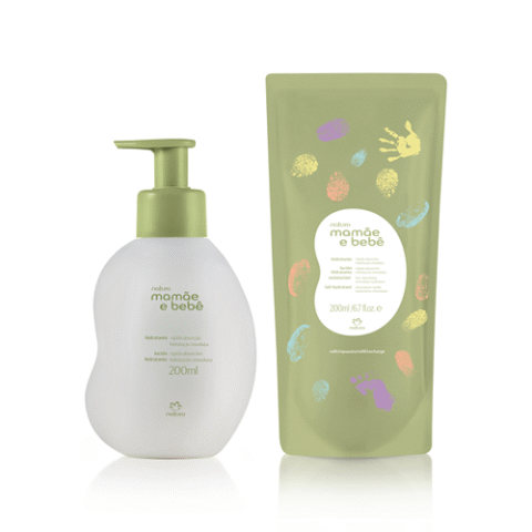 Kit Hidratante Mamãe e Bebê 200ml + Refil 200ml