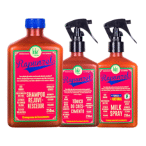 Kit Lola Cosmetics Crescimento Rapunzel – Shampoo + Tônico Capilar + Leave-in Spray