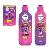 Kit Salon Line Kids Shampoo + Condicionador de Uva #todecacho