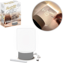 Luminaria De Mesa LED 3D Com Tela Para Escrever