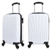 Mala de Viagem Pequena 10Kg De Bordo 4 Rodas Dizy Swiss Move Branca