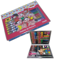 Maleta de pintura Turma da Mônica 86 peças