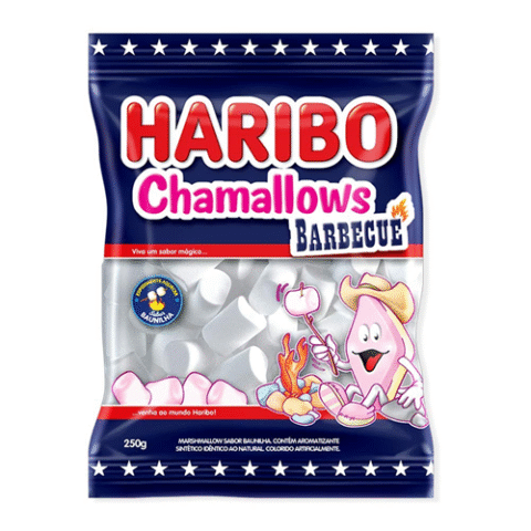 Marshmallow Haribo Chamallows Barbecue 220g