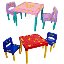 Mesa + 2 Cadeiras Infantil Tritec