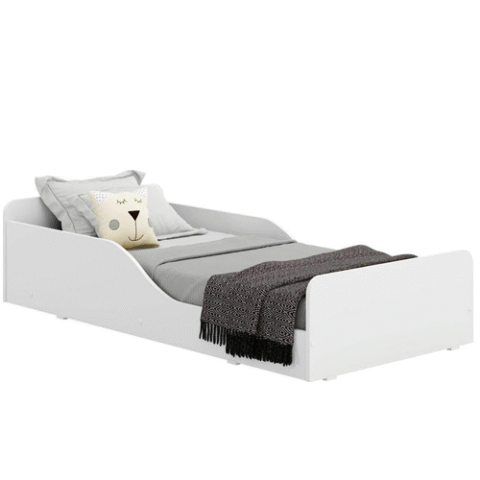 Mini Cama Montessoriana Multimóveis 100% MDF para colchão 150x70cm Branca
