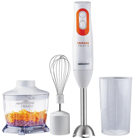 Mixer Mallory Trikxer Pratic 3 em 1 Branco 127V