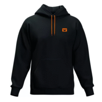 Moleton Capuz Blusa De Frio Lisa Siri com Cordão Neon Relaxado