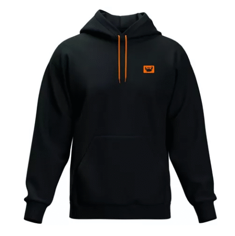 Moleton Capuz Blusa De Frio Lisa Siri com Cordão Neon Relaxado