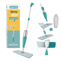 Mop Spray Rayco Essencial Dispenser 300ml (Borrifa, Limpa e Seca)