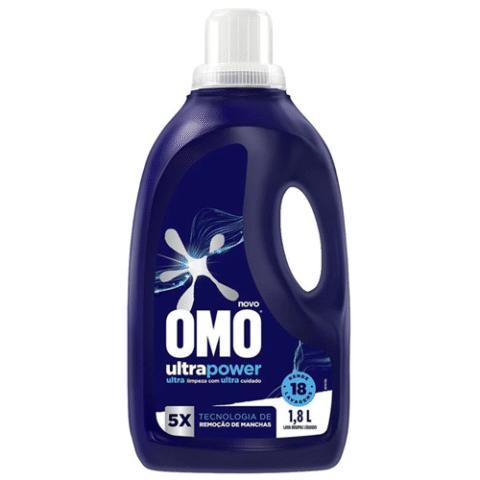 Omo Sabão Líquido Ultra Power 1,8L