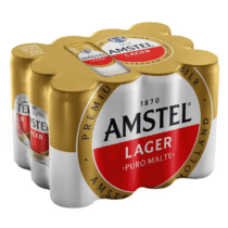 Pack 12 Unidades Cerveja Amstel Puro Malte Lata 350ml