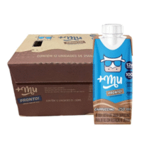Pack 12 unidades +Mu Mulkshake Bebida Proteica Cappuccino 250ml