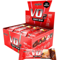 Pack 12 Unidades VO2 Whey Bar Crisp Bar Cookies and Cream Integralmedica 360g