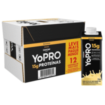 Pack 12 Unidades YoPRO Banana 15g Proteínas 250ml