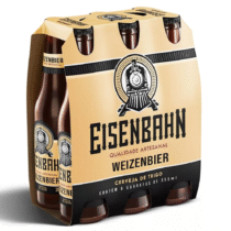 Pack 6 unidades Cerveja Eisenbahn Weizenbier Long Neck 355ml