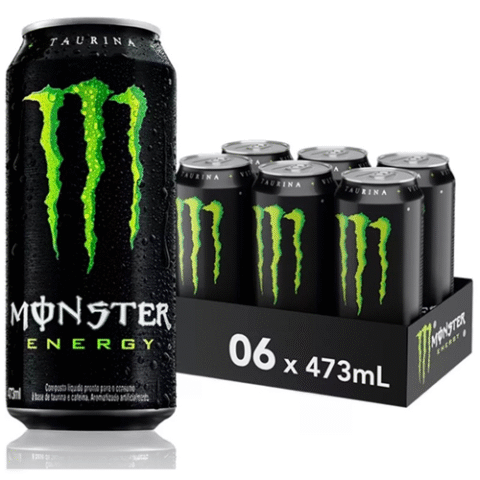 Pack 6 unidades Monster Energy 473ml