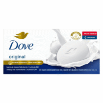 Pack 6 unidades Sabonete em Barra Dove 90g