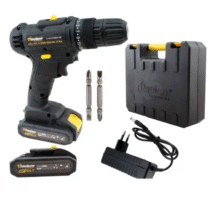 Parafusadeira Titanium A Bateria Carbon 12V Sem Fio com Carregador Bivolt + Maleta e 2 Acessórios