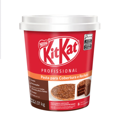 Pasta de Chocolate Kit Kat Cremosa Pote com 1,010kg