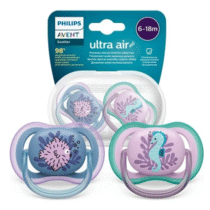 Philips Avent Kit Chupeta Ultra Air Peixe/Cavalo Marinho