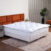 Pillow Top Casal Padrão 400 Fios Extra Macio Casa Dona