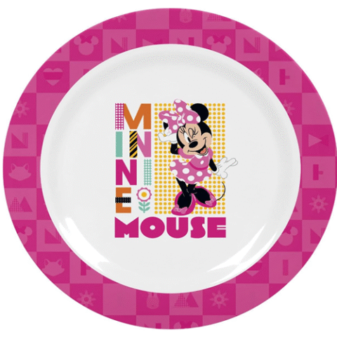 Prato Fundo Disney Oficial Minnie 22cm Melamine