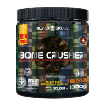 Pré Treino Black Skull Bone Crusher Nova Fórmula Frutas Amarelas 300g