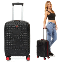 Mala De Viagem Pequena Preto Mickey Luxcel Mala De Viagem Pequena Preto Mickey Luxcel
