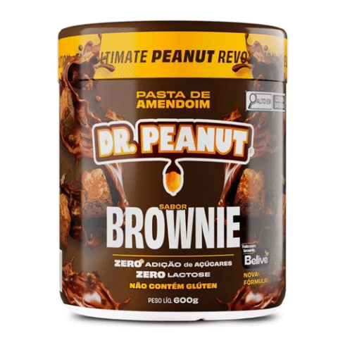 Pasta De Amendoim Gourmet 600g Chocolate Dr. Peanut